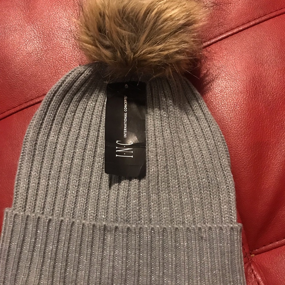 INC Pom Pom  hat